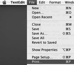 Het venster Afdrukken openen A Klik op Print (Afdrukken) in het menu File (Bestand) van uw programma.