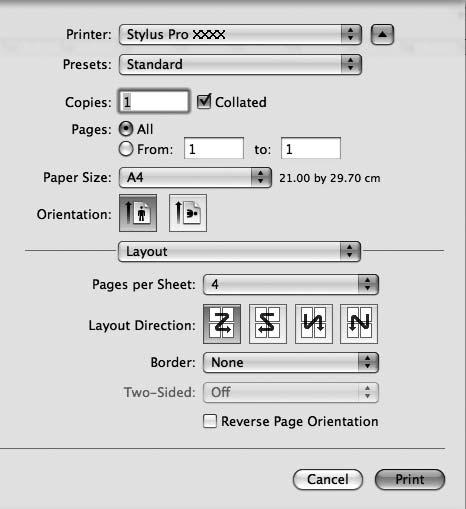 Verscheidenheid aan kleuren Voor Windows A B Open het venster van de printerdriver.