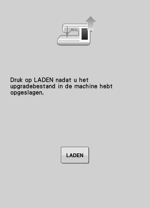 SOFTWARE-UPGRADE VOOR UW MACHINE Upgrde-proedure met omputer Zet de mhine n terwijl u op de "Automtish inrijgentoets" drukt.