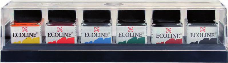 173 11802506 ECOLINE SET 11 TP2506 Inhoud: 6 flacons 30 ml 11802510 ECOLINE SET 11 TP2510 Inhoud: 10 flacons 30 ml 11822508 ECOLINE SET 11 C2508 Inhoud: 8 flacons 30 ml