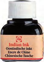 INKT FLACON 30 ML ZWART 44727000 TALENS OOSTINDISCHE INKT FLACON 490 ML ZWART 44717000