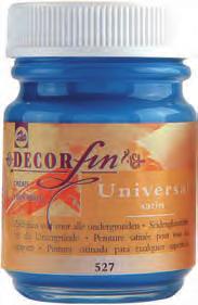 29C1608 Inhoud: 6 flacons 16 ml 2 Decorfin penselen: - serie 61 no. 2 - serie 61 no.