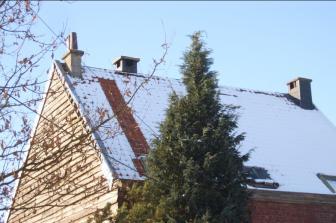 foto: Foto 1: Westfälische Dachwoche 2001, Eslohe Onafscheidelijke driehoek Ventilatie Binnenluchtkwaliteit Ventilatie: