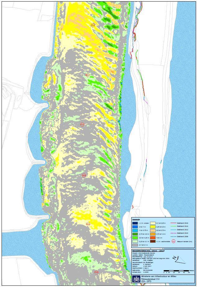 85 (rechts) presenteert het meest benedenstroomse traject van de Zandmeren en laat een nogal grillig patroon zien.