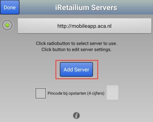 Voer nu de onderstaande velden in: Storecenter server: ACA Private Cloud vul hier uw klantnummer.aca.nl in.