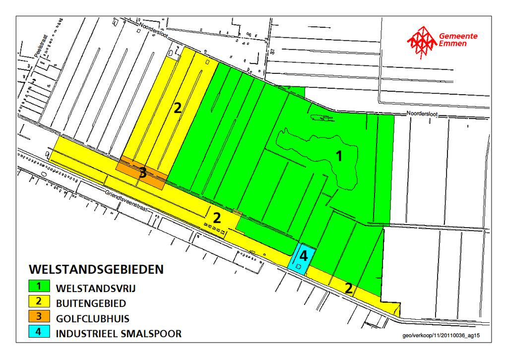 2. GEWENSTE BEELDKWALITEIT 2.1 GEBIEDSINDELING. Het plan is opgedeeld in een 4-tal gebieden waarbinnen een samenhangende beeldkwaliteit gewenst wordt. 2.2 ZONE 1 WELSTANDSVRIJ GEBIED.