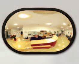 Waarnemingsspiegels PANORAMA-90 Twee-Wegen-Spiegel INDOOR Ruimtespiegel Breedhoekspiegel uit