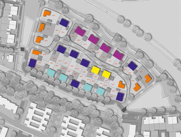 Het stedenbouwkundig plan voor fase II (2016) (1:1000) Programma kavel aantal In het gebied zijn vrijstaande woningen en twee-onder-een-kapwoningen voorzien.