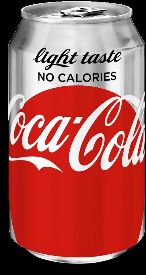 Light frisdranken In 1984 introduceerde Coca-Cola België in ons land Coca-Cola light, een Coke zonder suiker.