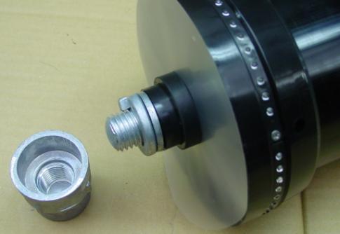 3. Folie elastische reflecterende film 3M type II, 3 x 70 mm, Wit of Geel. 4. Aluminium conisch montageanker M24 Ø 48x60 mm. Incl.