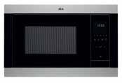 AEG - MICROGOLFOVENS - 27 MICROGOLFOVEN MET GRILL MSB2547D-M MICROGOLFOVEN MET GRILL MBB1756D-M 38 36 CM CM Ovenruimte: 25 liter TouchControl-bediening voor selectie van het vermogen LED display