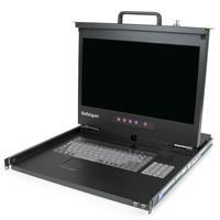 1U Rackmount LCD console met 2 poorts USB Hub - 17" monitor - 1080p StarTech ID: RKCONS17HDEU Deze 1U LCD-console bespaart ruimte voor het beheren en bewaken van uw DVI- of VGA-servers en KVM