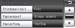 Foto's afdrukken vanaf een geheugenkaart of USB-flashstation PhotoCapture Center afdrukinstellingen 9 U kunt de afdrukinstellingen tijdelijk wijzigen.