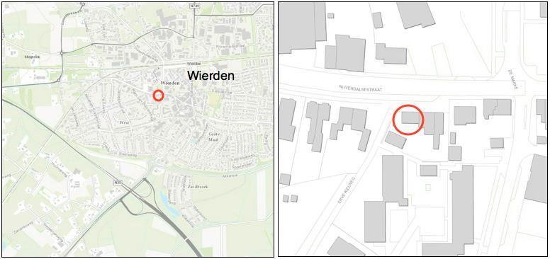 HOOFDSTUK 1 INLEIDING 1.1 Aanleiding Aan de Nijverdalsestraat 59 te Wierden is in de huidige situatie een kantoorpand aanwezig.