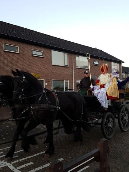 Sinterklaas kwam die dag op bezoek.