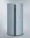 8/9 Warmwaterboilers VITOCELL 100-E Buffervat voor verwarmingswater in combinatie met warmtepompen tot 17 kw Type SVW Boilerinhoud: 200 liter Ook in wit verkrijgbaar 581 (l*) X 640 (b) X1409 (h)