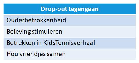 DROP-OUT Kleine kindjes zijn nog zoekend Maak een plan!