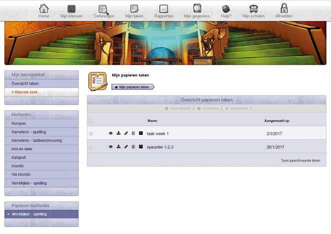 2 WAT IS DE OEFENINGENGENERATOR? Met de Oefeningengenerator in Kweetet maak je nu ook taken op papier voor Verrekijker Spelling.