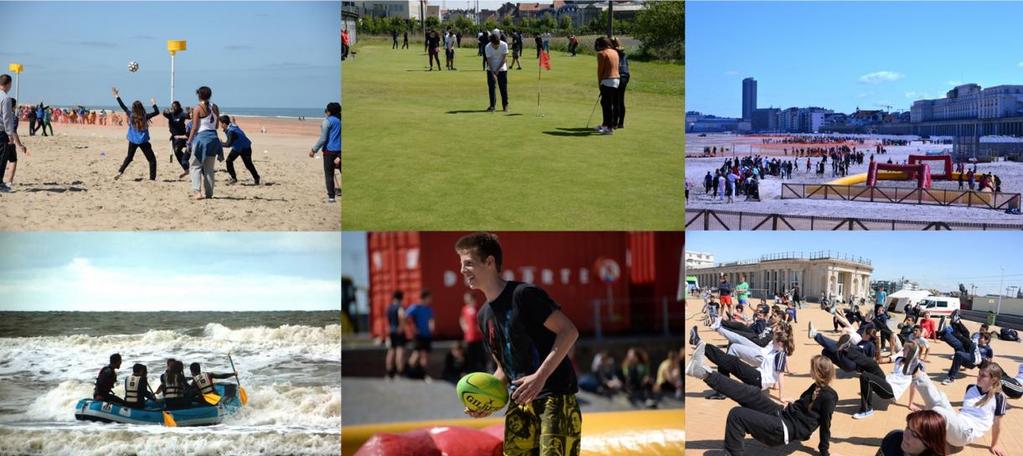 Zee van sporten Vakoverschrijdende themadag Beach- en watersporten in Oostende Verschillend programma voor 1 e graad BaO 24 mei 2 e