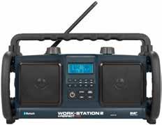 WORKMAN 2 WORKSTATION 2 HANDSFREE STEREO IP65 DAB+ DIGITALE RADIO BLUETOOTH STEREO IP65