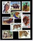Verzamel de bedreigde diersoorten op officiële postzegels: de Orang-oetan, de Afrikaanse Olifant... maar ook de Javaanse Neushoorn... Al deze zegels zijn t.b.v. WWF uitgegeven en dragen het WWF-logo.
