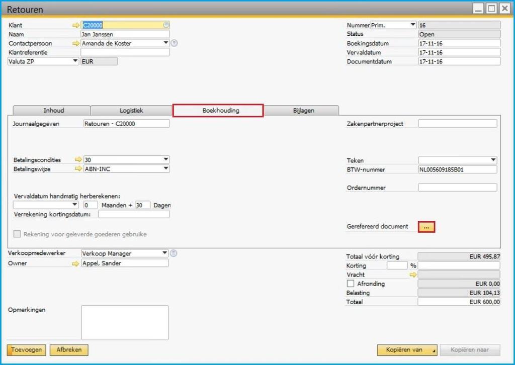 26. Gerelateerde documenten linken? Dat kan in SAP Business One 9.