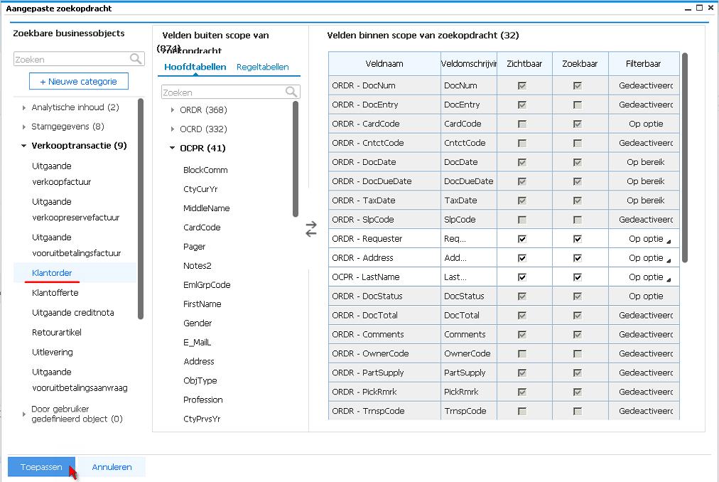 Met de Enterprise search in SAP Business One HANA doorzoekt u in sneltreinvaart uw bedrijfsdatabase.