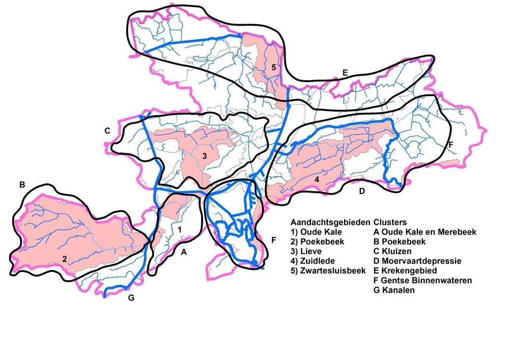 tekort cruciaal. Bevorderen van infiltratie, hergebruik van regenwater en het zoveel mogelijk vrijwaren van waterconserveringsgebieden zijn hierbij belangrijke punten.