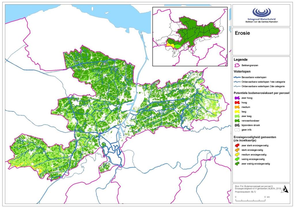 (naar tekst) Kaartenatlas, kaart 4: Erosie en