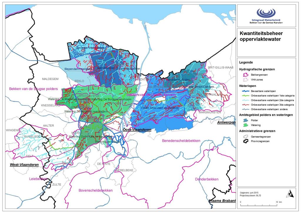 (naar tekst) Kaartenatlas, kaart 5: Kwantiteitsbeheer