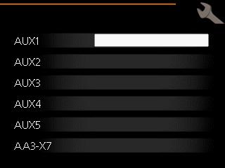 Selecteerbare ingangen op de ingangskaart voor deze functies zijn: AUX1 AUX2 AUX3 AUX4 AUX5 X6:9-10 X6:11-12 X6:13-14 X6:15-16 X6:17-18 Selecteerbare uitgangen zijn AA3:X7.