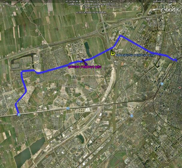 Fase 1b Uitbouw van de oostwest-as Sneltram Leidsche Rijn In het steeds groeiende Leidsche Rijn zal de behoefte aan een goede verbinding met het Centrum en de oostkant van Utrecht (vooral Uithof)