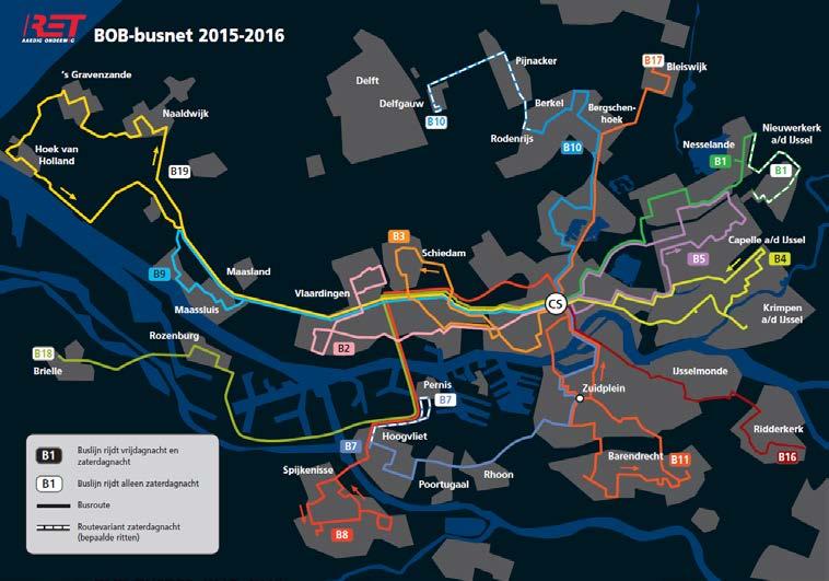 Vrijdagnacht Zaterdagnacht Lijn Bestemming Ritten Eerste rit Laatste rit Ritten Eerste rit Laatste rit B01 Nesselande (-Nieuwerkerk) 5 1:25 5:25 7 1:25 5:55 B02 Vlaardingen 5 1:15 5:15 9 1:15 6:25