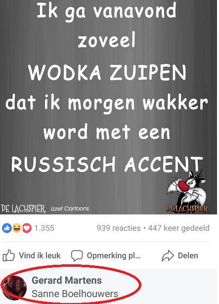 Dames trainer Gerard Martens deig dae zelfde oavend op facebook nog un veursjpelling euver ein van zien sjpeelsters: Ozze dames ammeseerden zich dus waer prima de ganse waek.