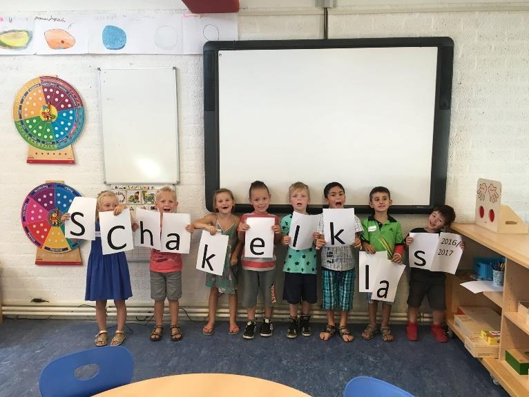 Alle ouders van kinderen die langer dan 3 maanden bij ons op school zitten worden uitgenodigd voor een gesprek op de ouderavond. Bij elk rapport maakt een kind een ik-tekening.