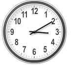Tien voor half zeven s'ochtends. Hoe laat is het? Het is. http://www.klokrekenen.