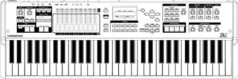 DRAWBARS SELECT ORGAN TYPE MENU/ EXIT PLAY 14 N EN FUNCTIES - vervolg KLAVIER Klavier (SK1) 61 waterfall toetsen, aanslaggevoelig. UPPER klavier (SK2) Dit klavier is voor het UPPER gedeelte.