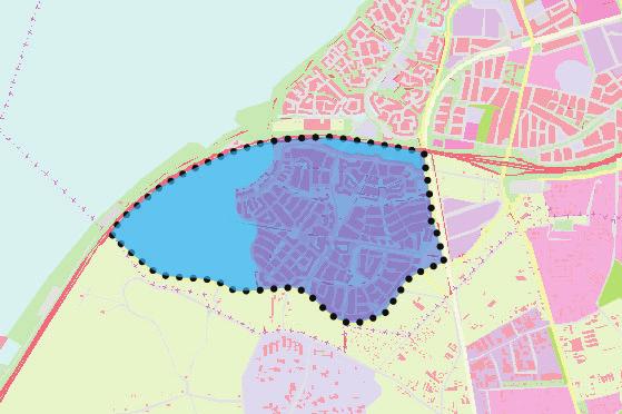 Deelgebied 4 > Drielanden > Milieubeleidsplan Harderwijk 2009-2012 1/5 VERKENNING figuur 1 Deelgebied Drielanden Drielanden wordt gefaseerd gebouwd.