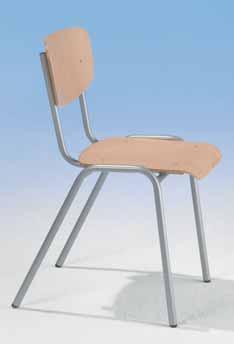 Zithoogte 45 cm Stuhl 3 50,00 g Deze stoel kan op verzoek voorzien worden van gestoffeerde zitting en rugleuning Stuhl 3 P