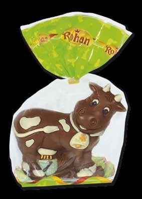 110 x 60 28 88 001706 3273070017064 Vache JOSEPHINE décorée / Decorated Cow JOSEPHINE Chocolat au lait /
