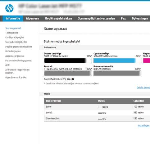 Stap twee: Scannen naar SharePoint inschakelen en een Quick Set maken voor Scannen naar SharePoint Volg deze stappen om de functie Scannen naar SharePoint in te schakelen en een Quick Set voor