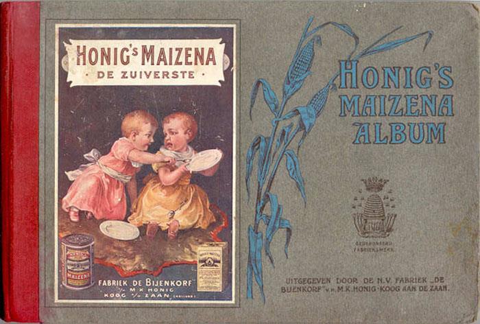 HONI01 Honig s Maizena Album Honig s Maizena Album. Uitgegeven door de N.V. Fabriek De Bijenkorf voorheen M.K. Honig Koog aan de Zaan.