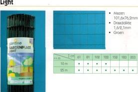 B215 afsn/m 2,44 GROEN B198 1,22 m x 25 m rol 57,52 GROEN B216 afsn/m 3,07 GROEN B199 1,52 m x 25 m rol 69,42 GROEN B217 afsn/m 3,70 GROEN GARDENPLAST CLASSIC B190 0,61 m x 25 m rol 41,91 GROEN