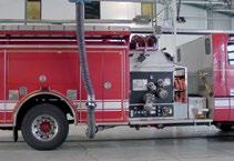 Er is geen katapulteffect, de zwenkbeweging wordt verminderd en het risico van letsel of schade aan de brandweerlieden of voertuigen wordt voorkomen.