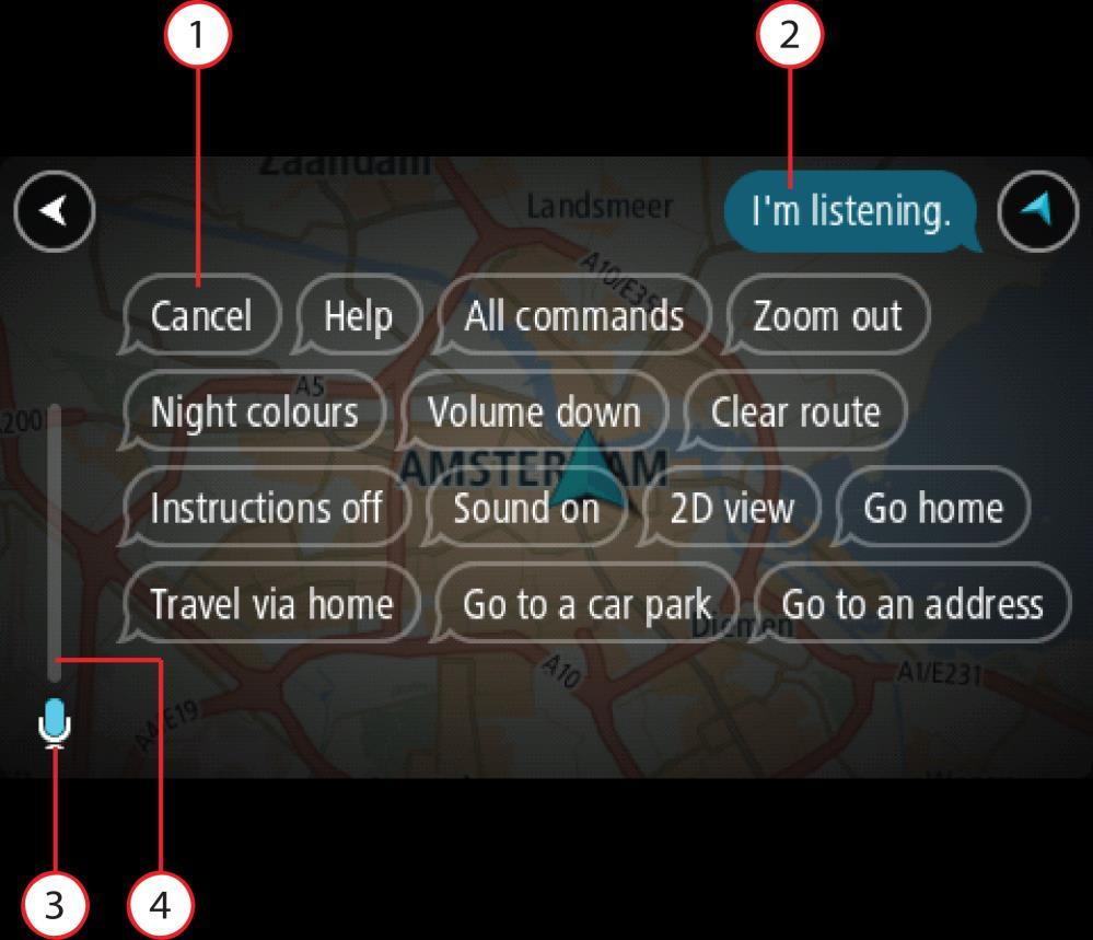 1. Selecteer Stembesturing in het menu Instellingen. 2. Selecteer Wijzig de activeerzin. 3. Gebruik het toetsenbord om je activeerzin in te voeren.