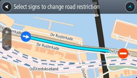 De gemarkeerde locatie wordt weergegeven op de kaart. 5. Selecteer Meld kaartaanpassing in het pop-upmenu. 6. Selecteer het type kaartaanpassing dat je wilt toepassen.