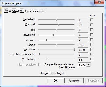 3 U kunt de volgende instellingen aanpassen: Beeldformaat stelt het standaard-bestandsformaat in voor de registratie van stilstaand beeld.