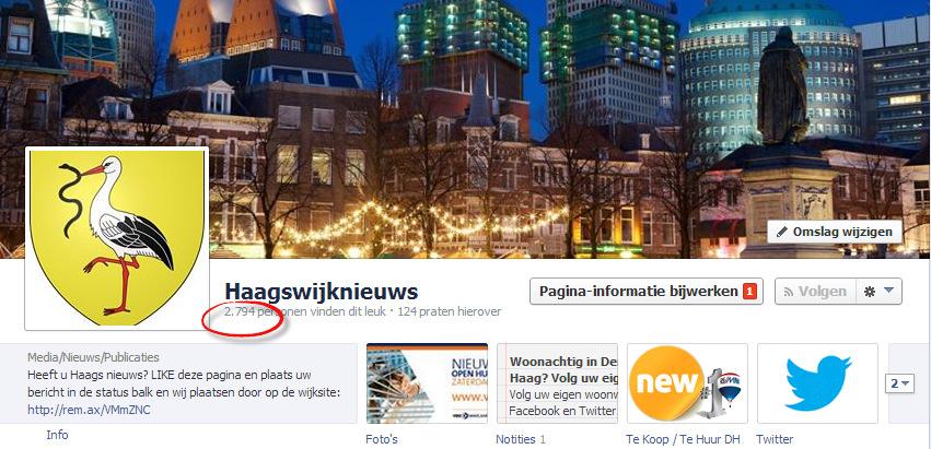 Intensieve social media campagne U komt uw woning