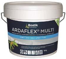 Ardaflex Multi is hoog elastisch met een hoge aanvangshechting en heeft een goede hechting op niet zuigende ondergronden.