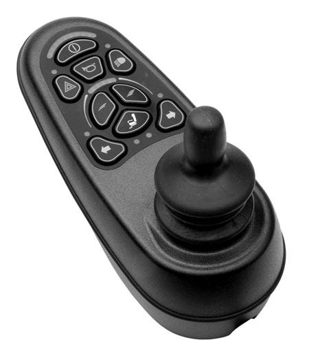 Bedieningspaneel VR2 CONTROL Algemeen Het bedieningspaneel bestaat uit een joystick en functieknoppen.
